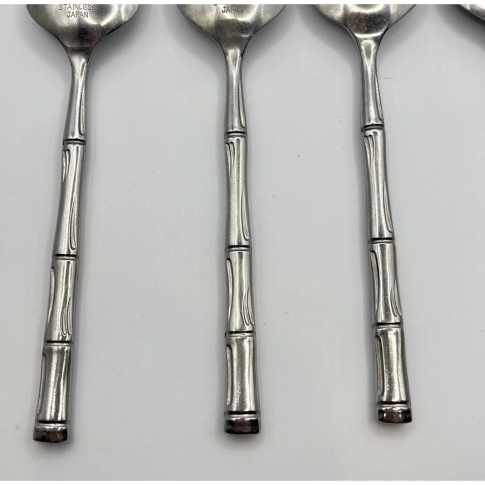 Reed & Barton Rebacraft Regal Bamboo Teaspoons 6-1/4